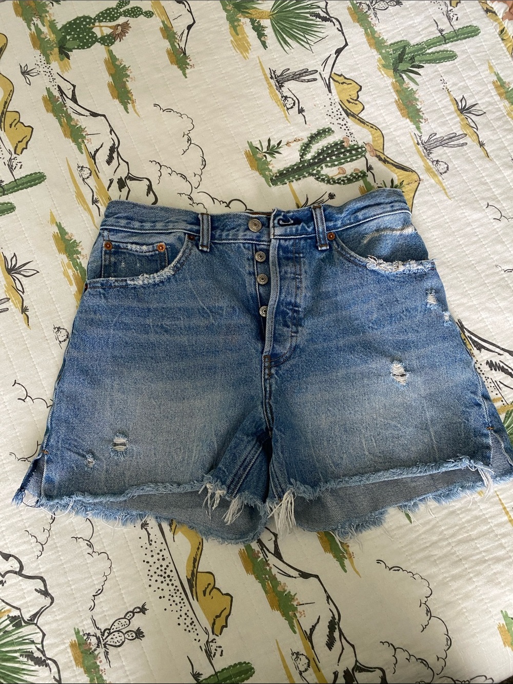 Abercrombie & Fitch High Rise Shorts